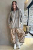 Original Hippie Sweatshirt Vintage Wash Mocha /40=